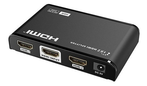 Splitter/divisor De Video Hdmi 4k De 1 Entrada Y 2 Salidas 