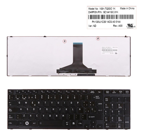 Teclado Toshiba P755