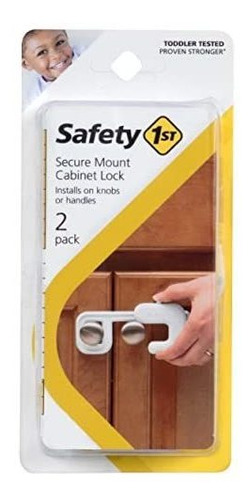 Safety 1st Secure Monte Gabinete De Bloqueo, 2 Count