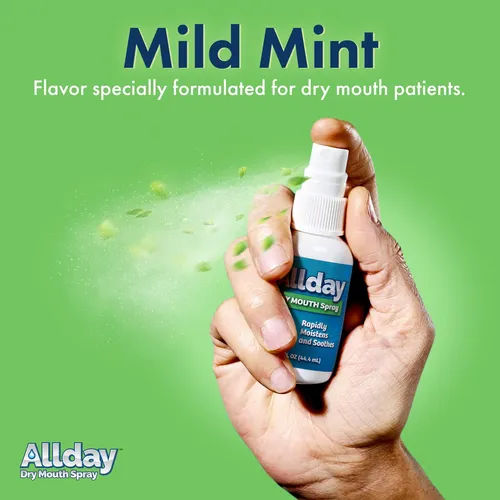 Allday Spray Bucal Seco Xilitol De Máxima Resistencia Acción