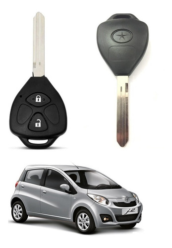 Carcaça Chave Gaveta Jac J2 J3 J5 J6 2010 Até 2014 2 Botões