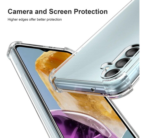 Capa Tpu Transparente Samsung S23 Fe - Leve E Confiável