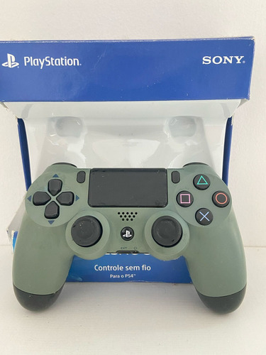 Controle Ps4 Dualshock Edicao Especial Uncharterd Verde (Usado)