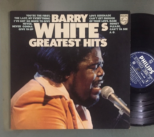 Vinilo Barry White Greatest Hits 1973 Never Gonna Give Ya Up