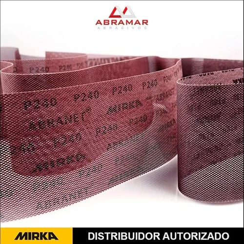 Imagem 7 de 9 de Rolo De Lixa Abranet Ace 75mm X 10mt P/ Tacos - 1 Un - Mirka