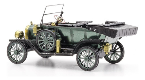 Maqueta Metalica Ford T 1910 Verde 3d Para Armar Metal Earth