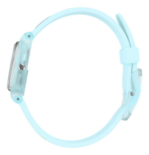 Reloj Swatch #greentouche Ln157 Color de la correa Azul Color del bisel Transparente Color del fondo Transparente