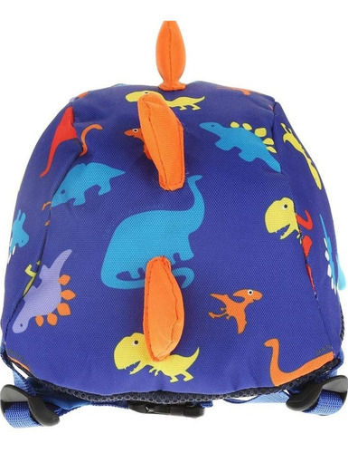 Mochila Dinosaurio Arnés Correa Preescolar Azul Marinerito Arnés de Dinosaurio