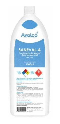 Alcohol Gel 1 Litro Antibacterial Marca Avalco / Ventasmacul
