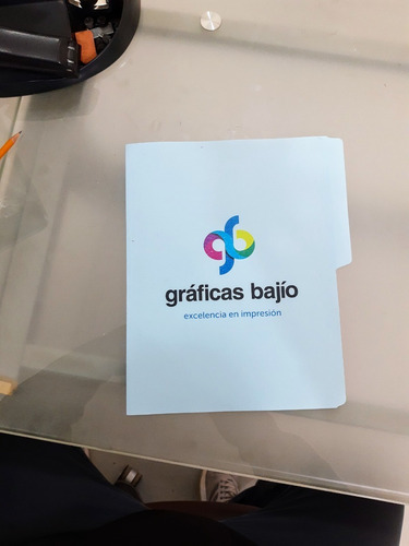 Folder Impreso A Color En Alta Calidad Tamaño Carta