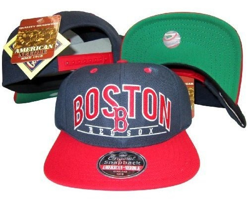 Gorra De Béisbol Hombre - Boston Red Sox Azul Marino-rojo Do