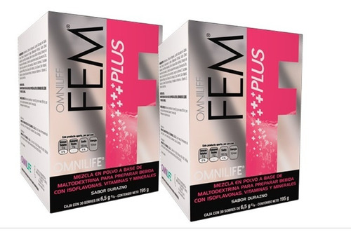 Fem Plus 2 Cajas 30 Sobres - Unidad a $90004