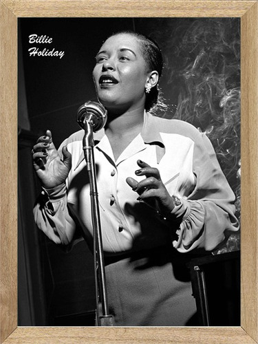 Jazz  Billie Holiday , Cuadro, Música, Poster       P416