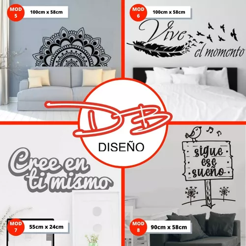 Vinilos Decorativos De Pared - Frases Inspiradoras - Calidad