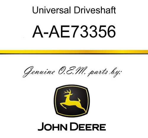 Ae73356 Front Mitad Cv W/hembra Fits John Deere