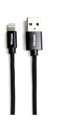 Cable Carga Y Datos Wesdar T1 Lightning Usb iPhone iPad 2 M