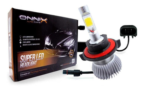 Kit Lâmpada Led  Xenon H13 12v 35w 2600 Lumen 6000k Onnix