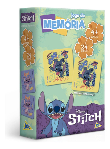 Stitch - Jogo De Memória - Disney - Jak