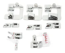 Comprar 8pcs Juego Prensatelas Dobladillos Planos Máquinas Coser