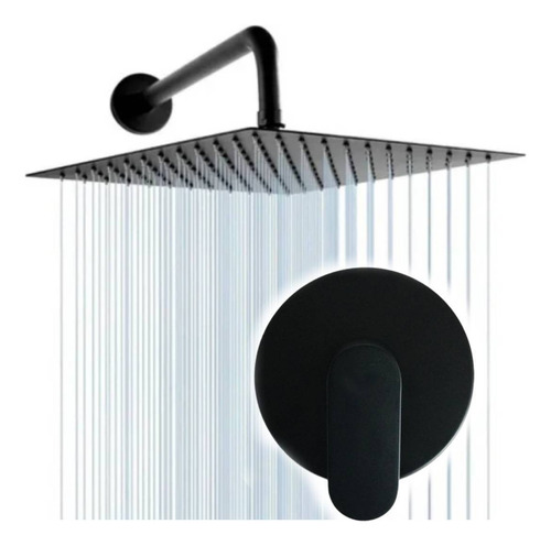 Kit Monomando Redondo Regadera 12puLG C/brazo 50cm Chapeton