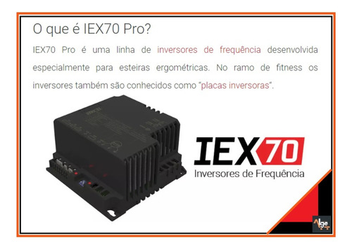 Placa Inversor Iex70 Ageon P/ Lx150,lx160, Rt150 E 250