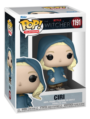 Pop Tv: The Witcher - Ciri, Multicolor, Estándar