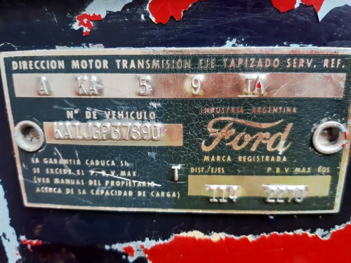 Ford F-100 Punta De Diamante Doble Cabina Motor V8 Permuto