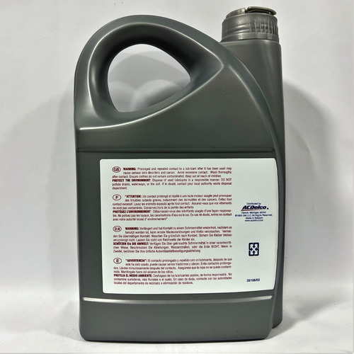 Imagen 2 de 2 de Aceite Motor Acdelco 15w40 Api Sl / Ci-4 4 Mineral 4 Litros