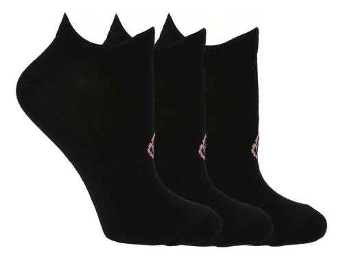 Pack 3 Calcetines Mujer Low Cut Cata Negro Bsoul