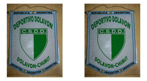 Banderin Mediano 27cm Club Deportivo Dolavon Chubut