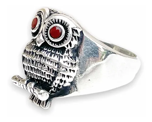 Anillo buho online plata
