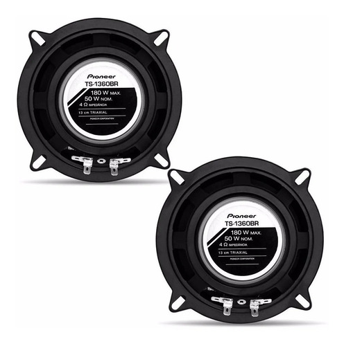 Imagem 5 de 5 de Par Alto Falante 180w Pioneer Ts-1360br 5 Pol 180w Triaxial