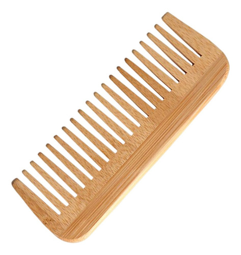 Peine De Dientes Anchos Para Desenredar, Peine De Madera