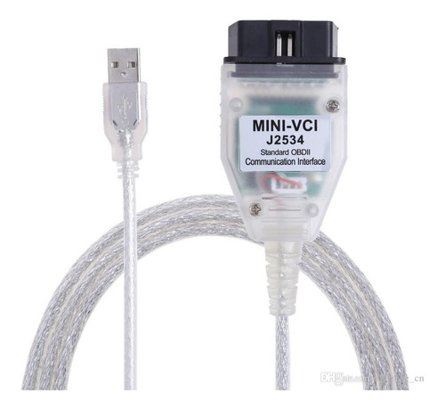 Cable De Diagnostico Obd2 Mini-vci J2534 Toyota Tis 16 Pines