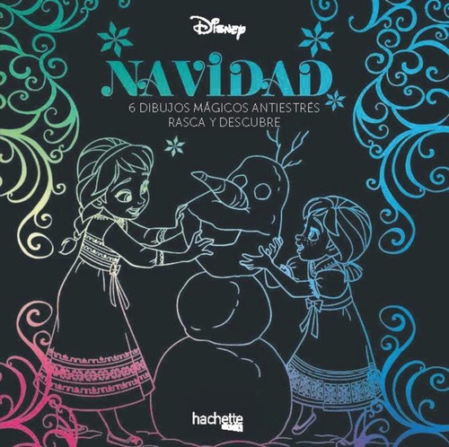 Arteterapia Navidad Disney 6 Dibujos Magicos Antiestres -...