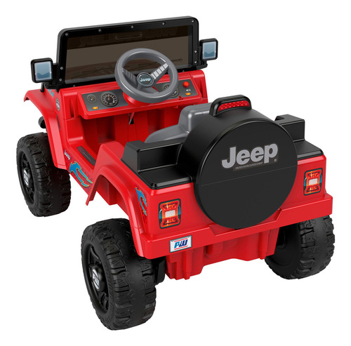 Fisher Price: Power Wheels 6v Jeep Wrangler Color Negro
