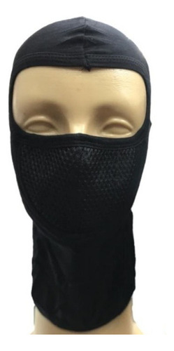 Balaclava Tactico Negro Lycra Elastizado Red Cubre Boca 