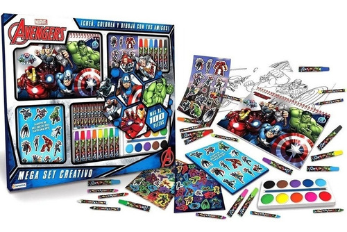 Avengers Mega Set Actividades Didactico Cod 03427 Bigshop   