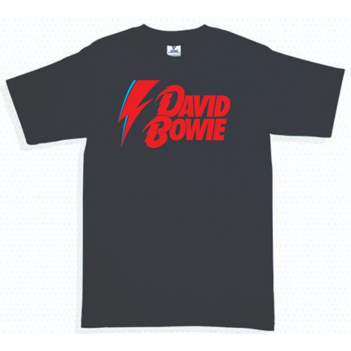 Playera David Bowie Logo Rayo 1 Hombre Mujer