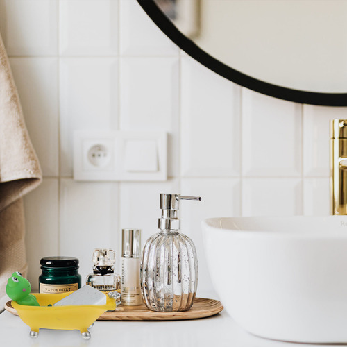 Jabonera De Drenaje Con Forma De Baño, 1 Pieza, Para Uso Dom