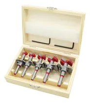 Comprar Conjunto De Furos Para Carpintaria De Metal Duro, 5 Unidades