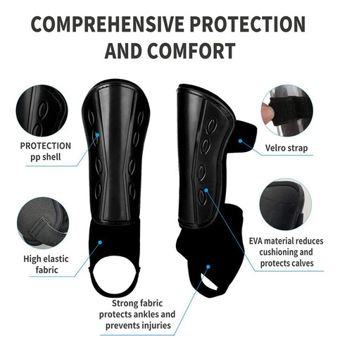 ~ Protetor Deslizante O4soccer Shin Guard Para Crianças,