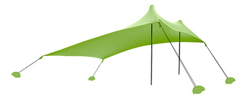 Parasol Para Carpa De Playa Con Anclajes Para Sacos De Arena