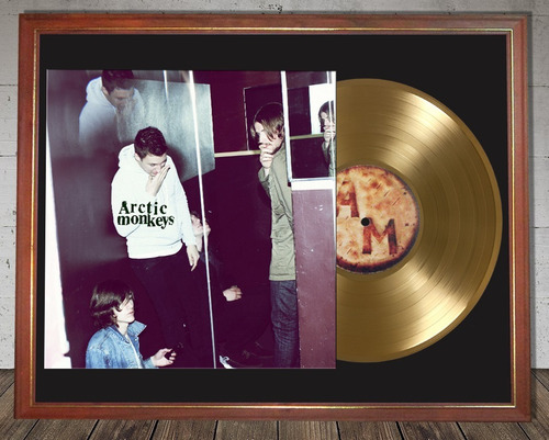 Arctic Monkeys Humbug Tapa Lp Y Disco De Oro En Cuadro