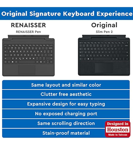 Renaisser Pelican - Teclado K8 Para Surface Pro