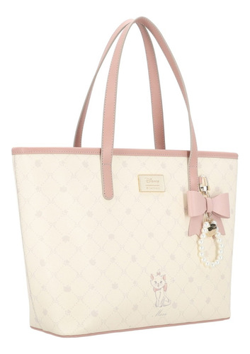 Bolsa Tote Para Mujer Marie W Capsule Beige Hbcaetano5cw Acabado De Los Herrajes Oro Diseño De La Tela Gráfico