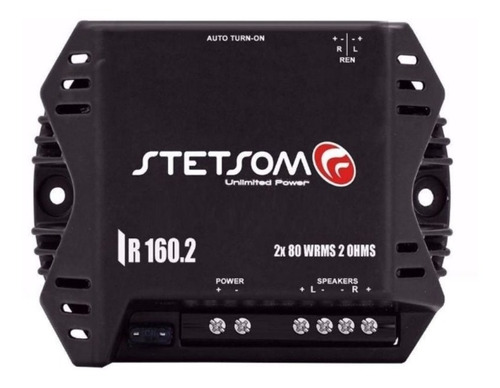 Módulo De Potência Stetsom Ir160.2 Rca 2 Canais 2 Ohms