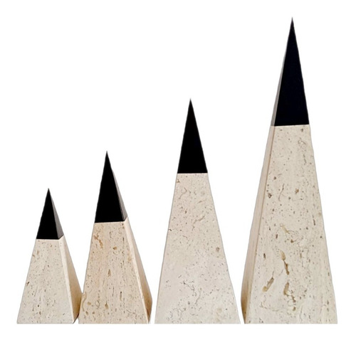 Set De Piramides Minimalista Para Decoración P/oficina Hogar