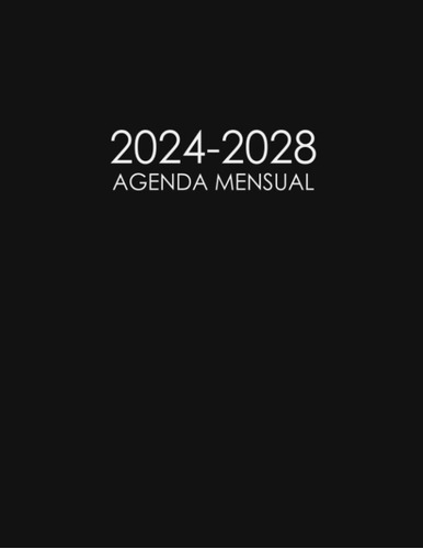 Libro: Agenda Mensual : 5 Años Planificador 60 Meses Diario 