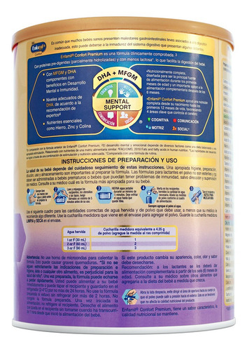 Formula Infantil Enfamil Confort 0-12 Meses X 800g